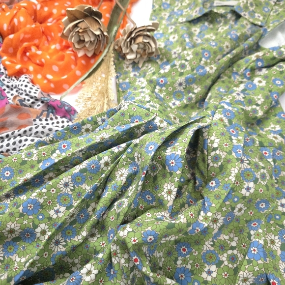 Tory Burch Floral Multi-colored  Sleeveless Pleated Travel Dress. Sz S - Picture 12 of 16